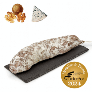 saucisson sec roquefort et noix
